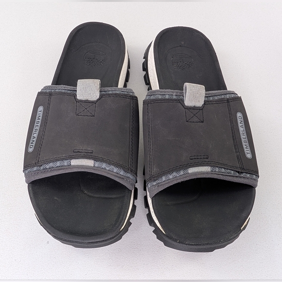 Timberland Garrison Trail Slides Mens Size 8 Sandals Open Toe Black A29NV main image 15